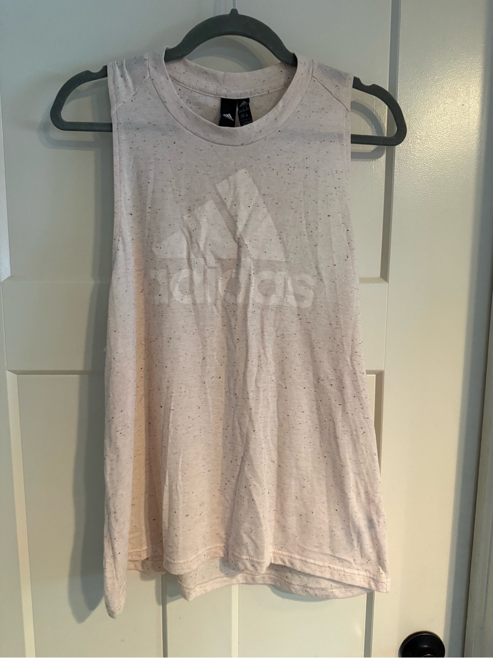 Adidas Women’s Speckle Logo Muscle Tank Top